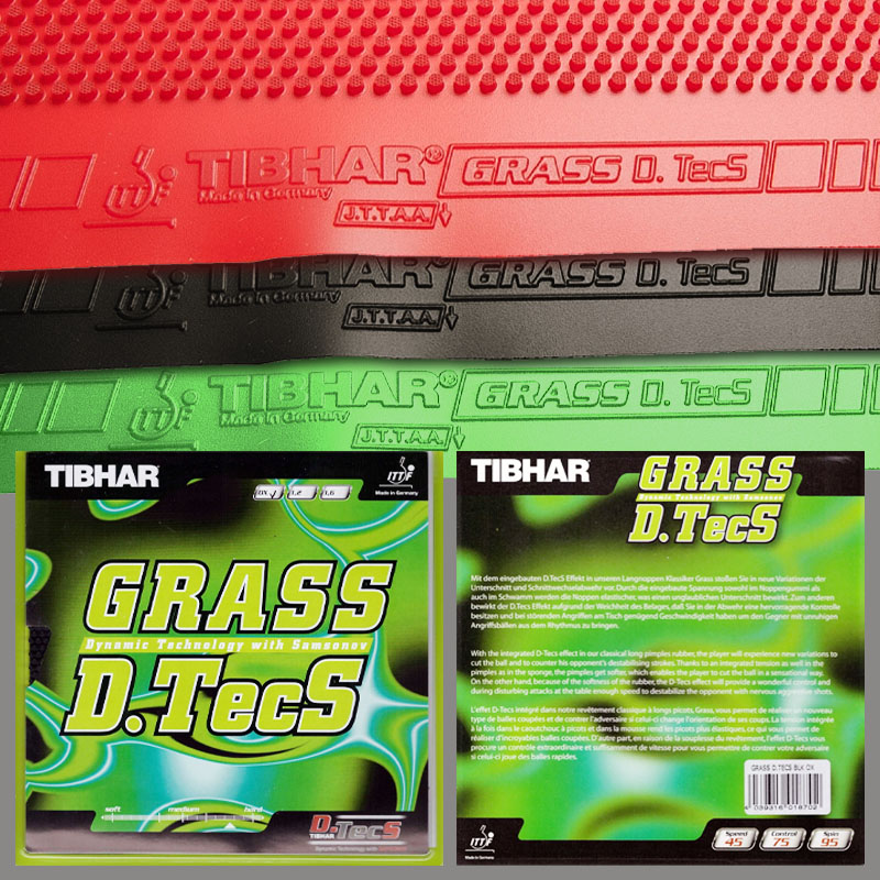 Table Tennis For Sale - TIBHAR Grass D.TecS Table Tennis Rubber