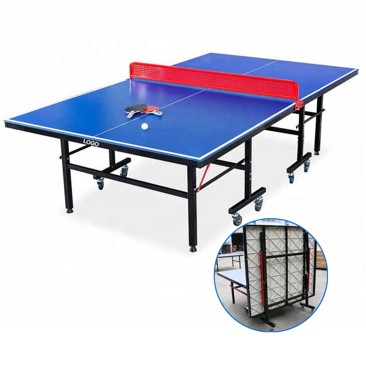 Table Tennis Youtube - Outdoor tennis table foldable wheel training
