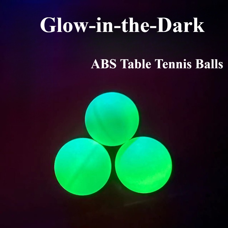 Table Tennis Olympics - Luminous Table Tennis Balls Glow-in-the-Dark Balls