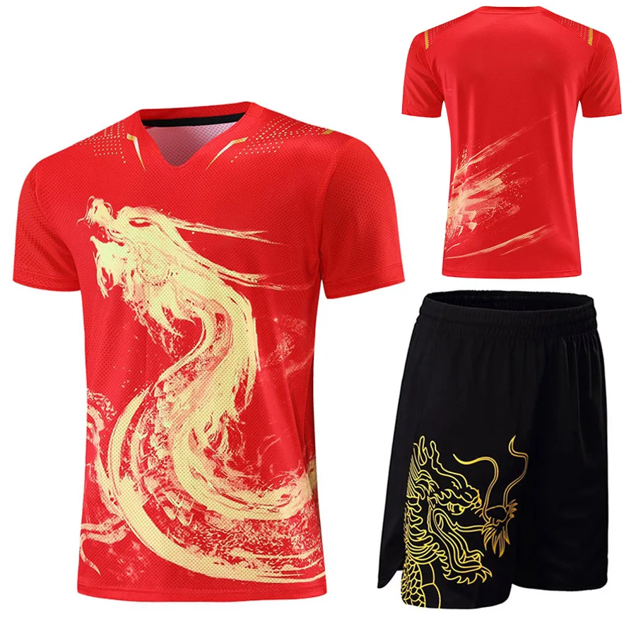 Table Tennis Zhang Jike - Latest Chinese Dragon Table Tennis Jerseys