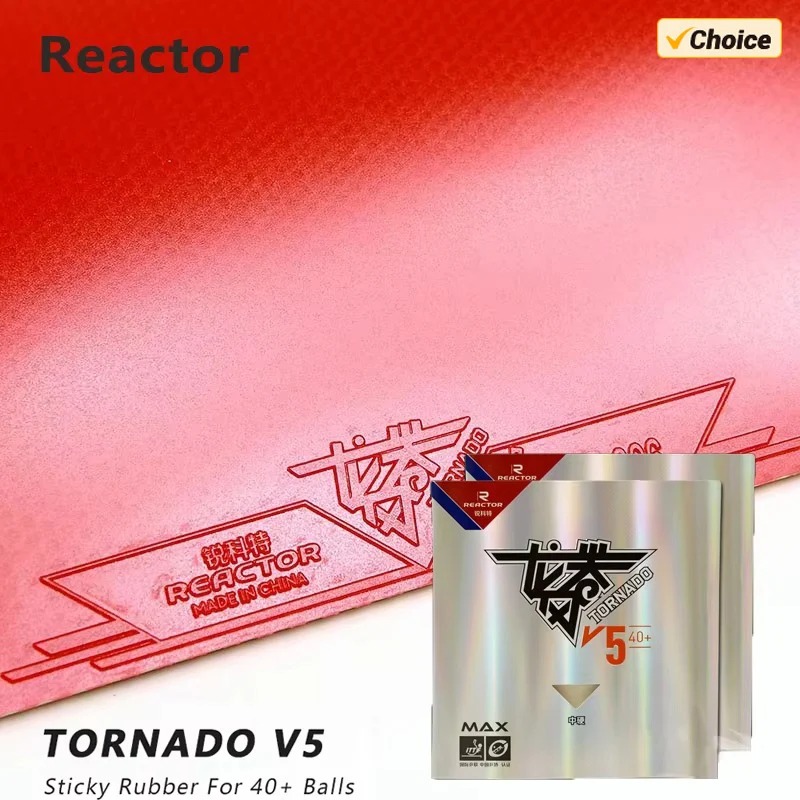 Table Tennis For Sale - REACTOR Tornado V5 Table Tennis Rubber