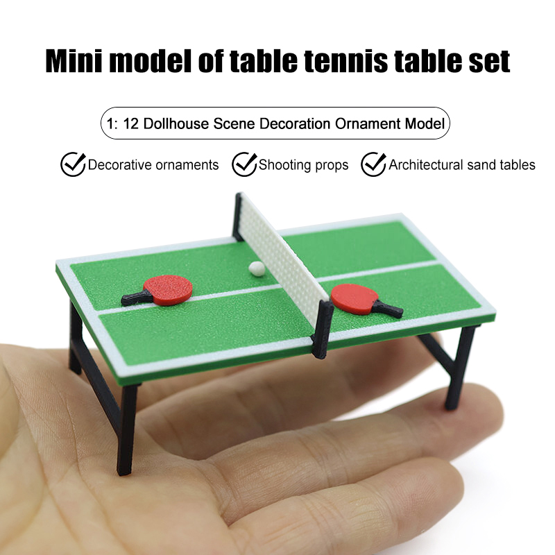 1/12 Mini Dollhouse Sports Fur - Table Tennis Information review and price