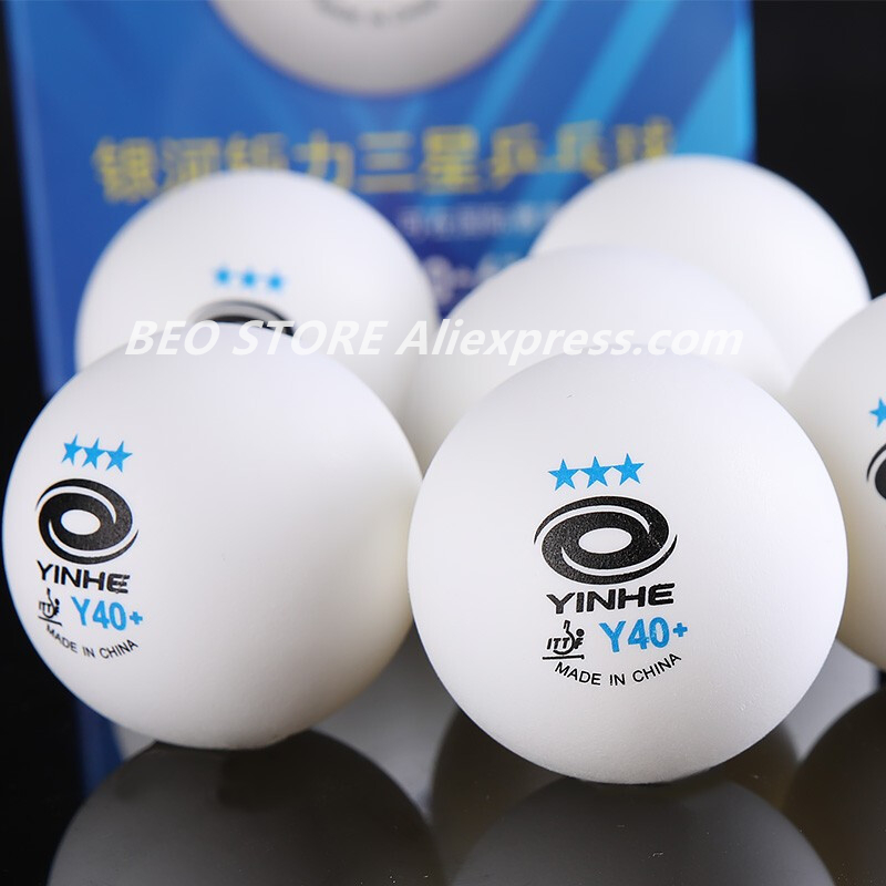 60 balls YINHE 3-star Y40+ H40 - Table Tennis Olympics review and price