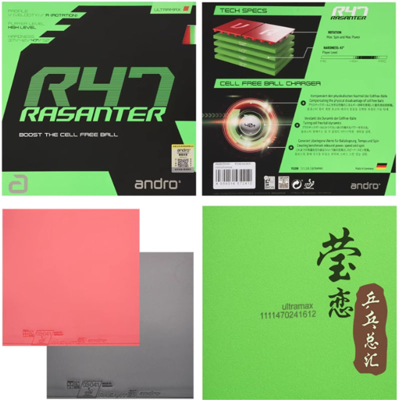 Andro Rasanter R45 47 50 C45 4 - Table Tennis For Sale review and price