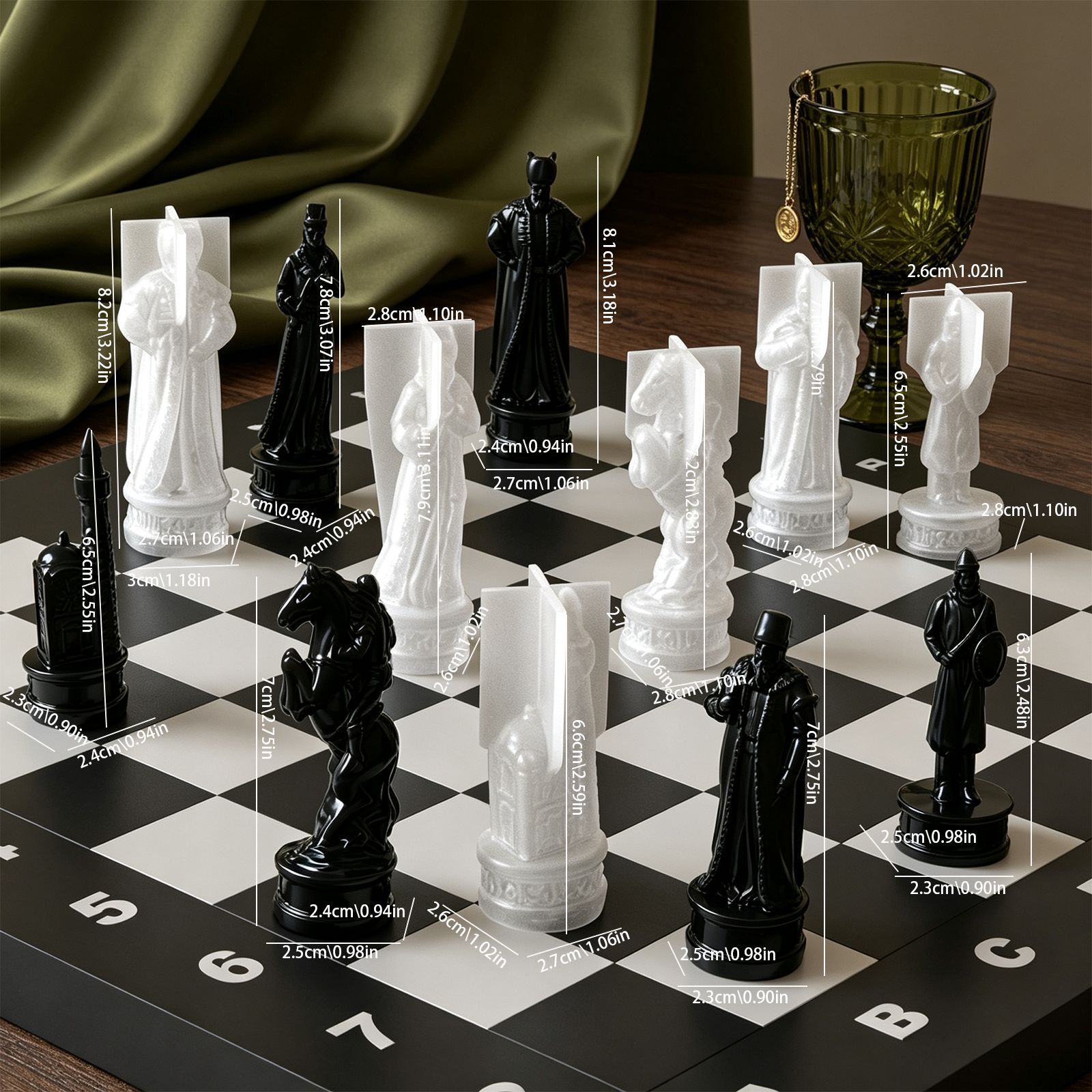 3D Vintage European Chess Piec - Table Tennis European Championship review and price