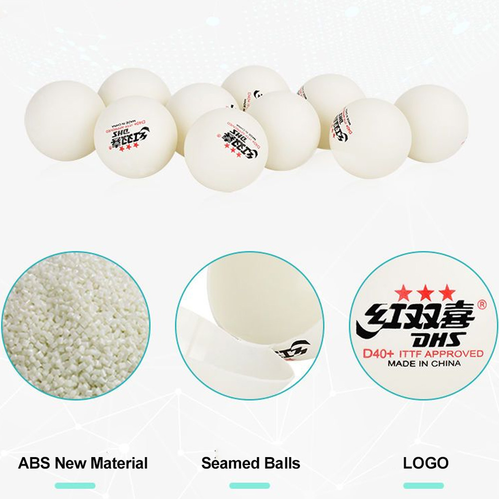 DHS D40+ DJ40+ Ping Pong Balls - Table Tennis Olympics review and price